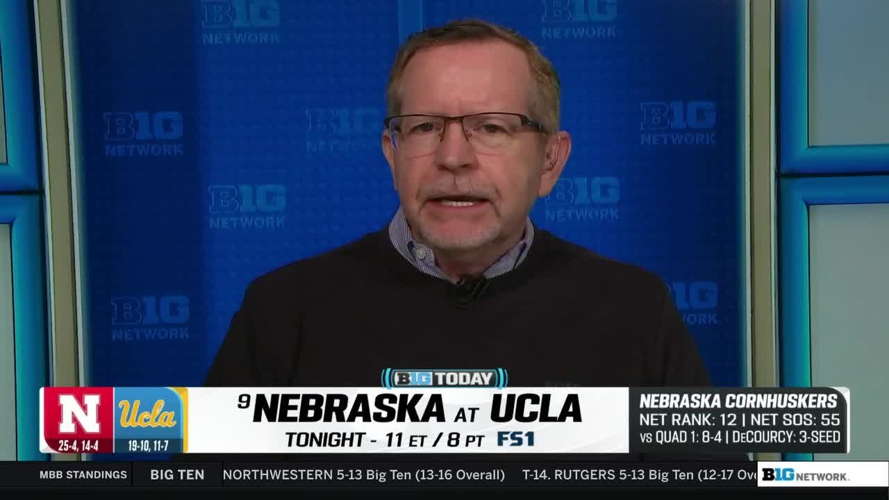 Preview TONIGHT'S Games: Nebraska at UCLA and Oregon at Illinois | B1G Today