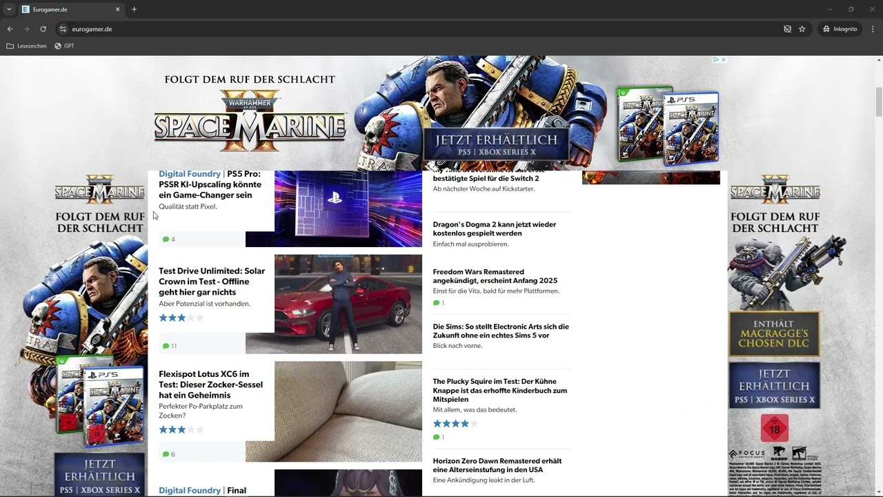 Plaion Space Marine 2 - Desktop Takeover | WERKMEISTER MEDIA