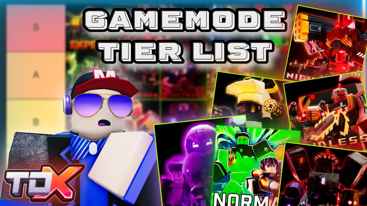 Ranking Every GAMEMODE In TDX!