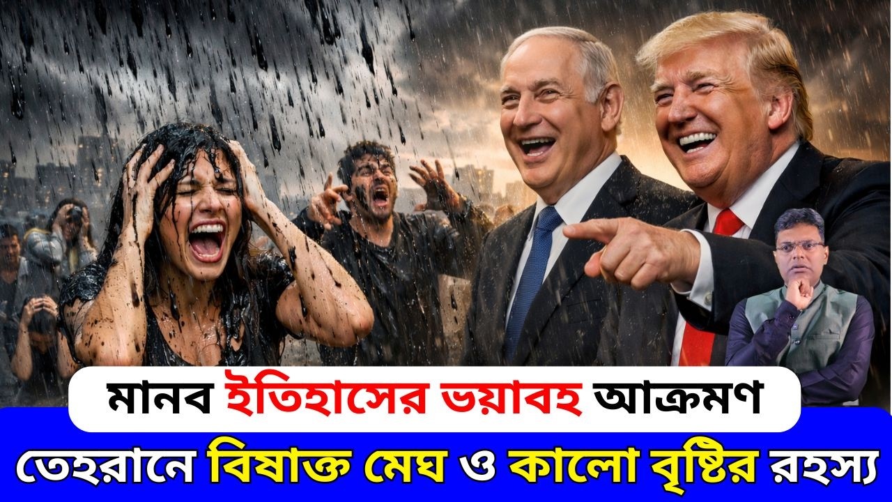 মানব ইতিহাসের ভয়াবহ আক্রমণ শিকার ইরান।Toxic Smoke Chokes Tehran।santanu roy