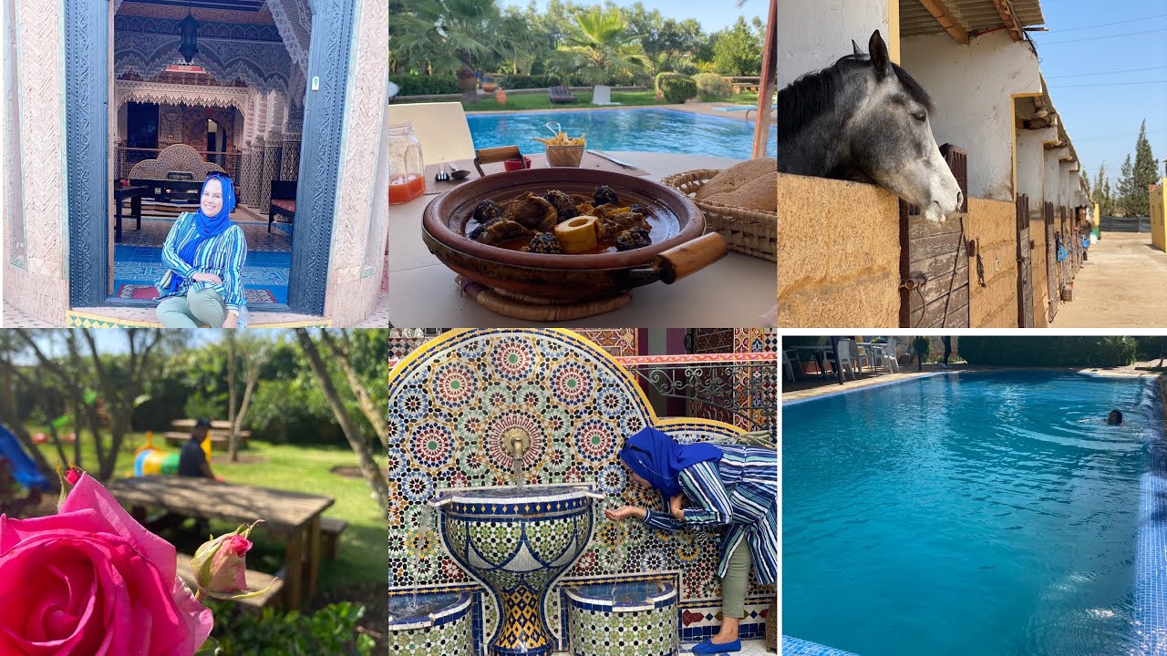 اروع بلاصه في برشيد 😍spa/مسبح/ركوب الخيل /العاب