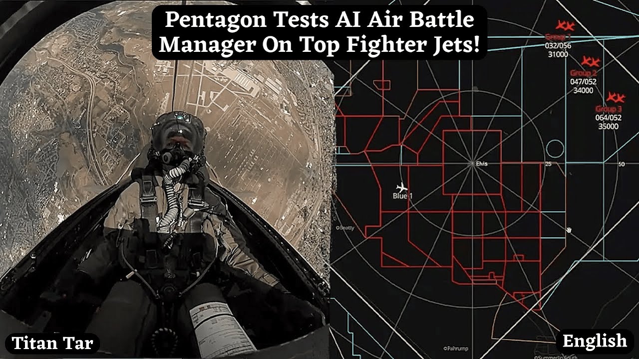 Pentagon Tests AI Air Battle Manager On Top Fighter Jets!