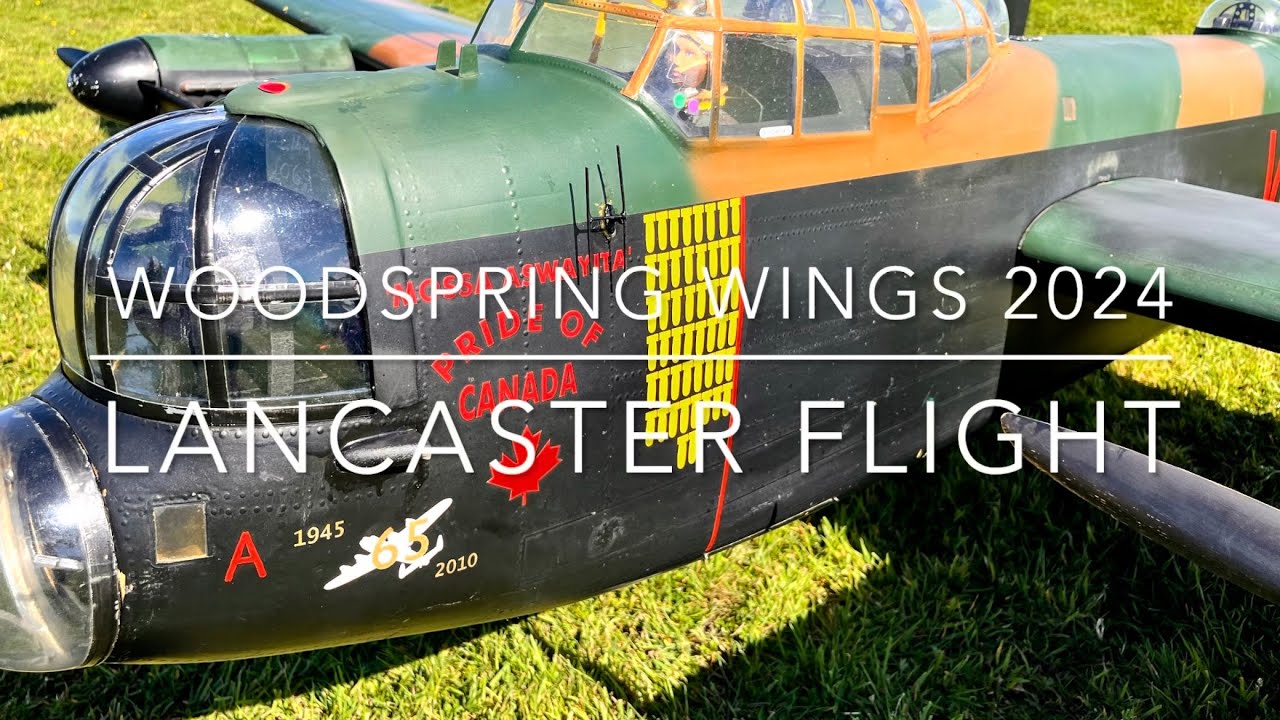 Woodspring Wings 2024: Lancaster display