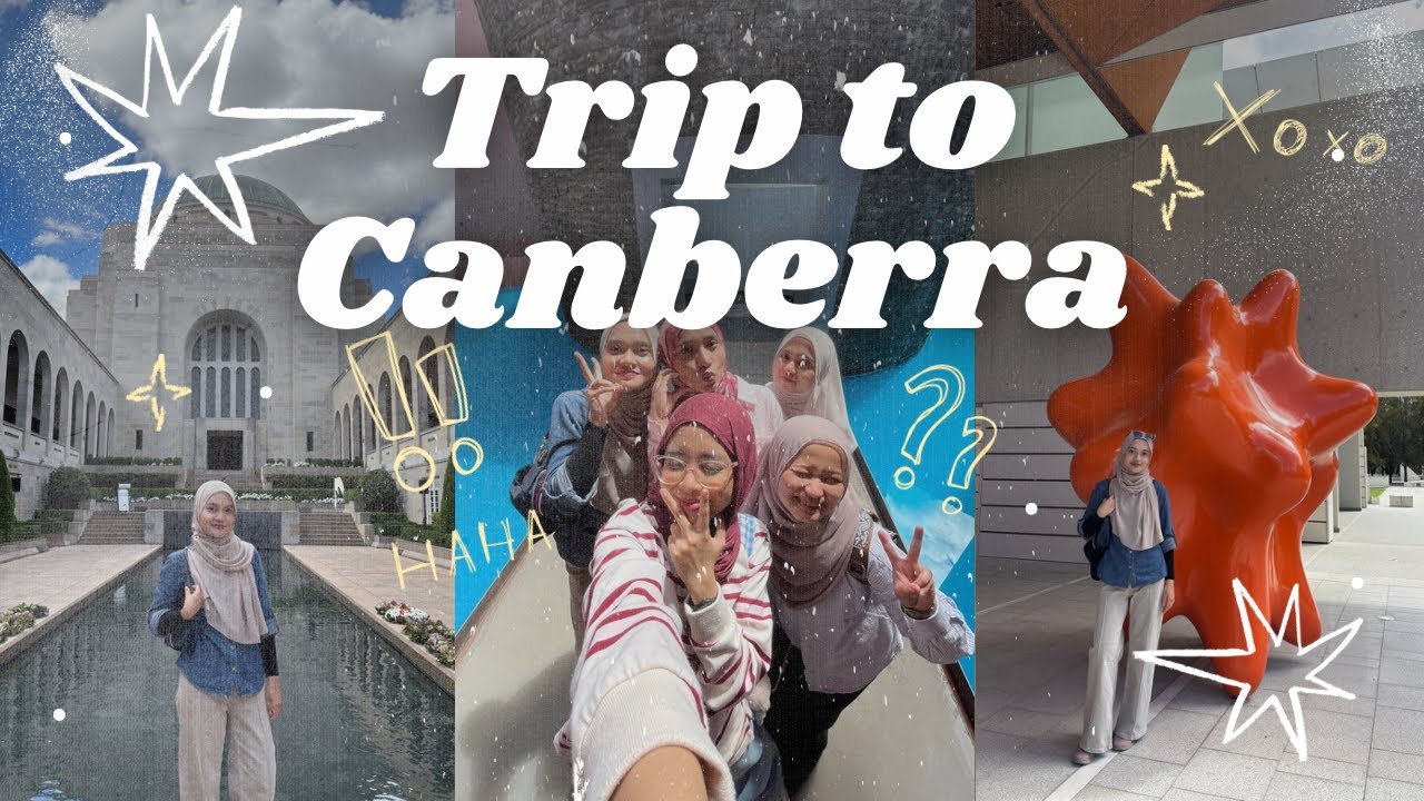 Vlog Malaysian in AUS : Road trip to Australian Capital City 🚅