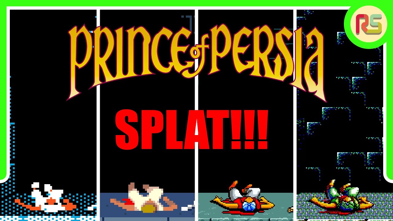 😵 Most Epic Fall in Every Prince of Persia Version