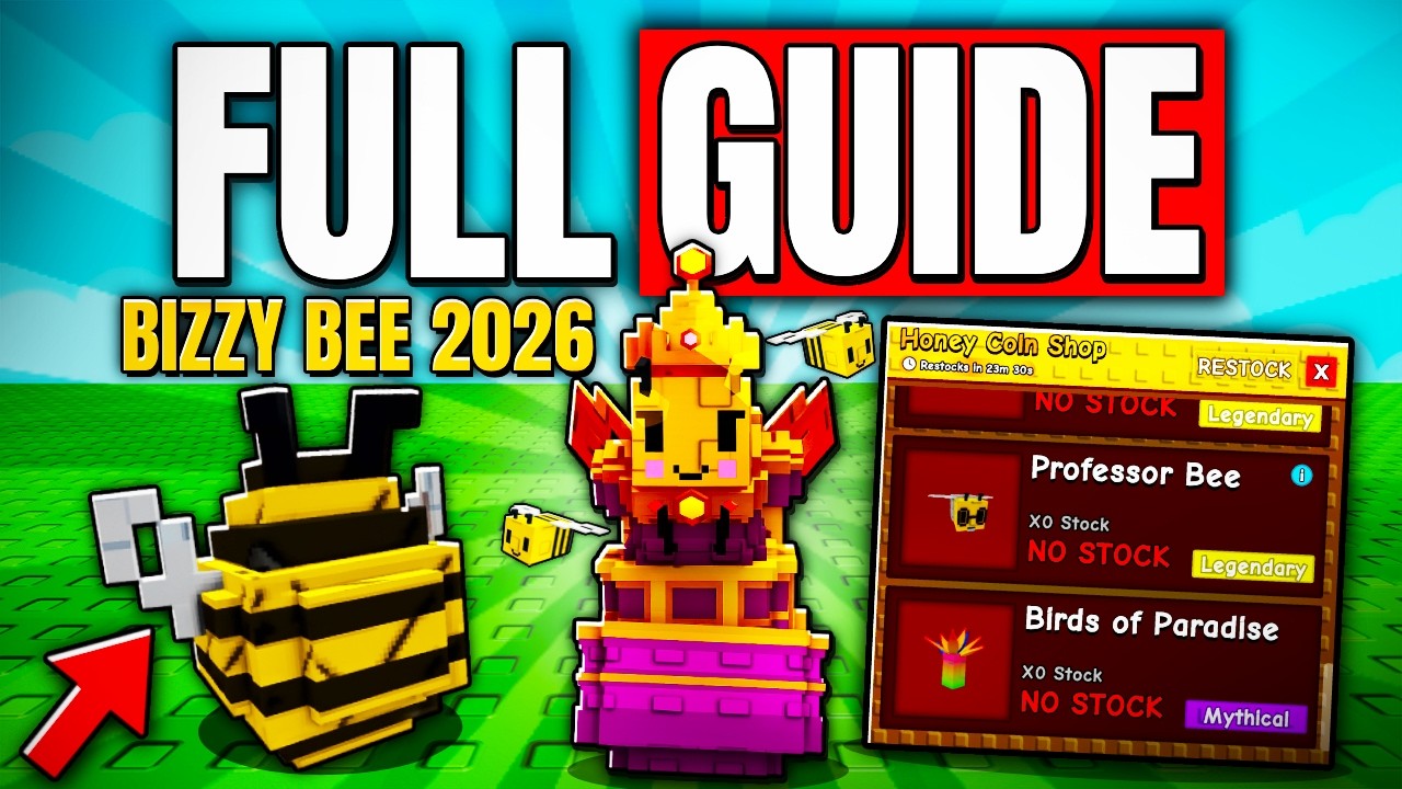 Полное руководство по обновлению BIZZY BEES в игре Grow a Garden!