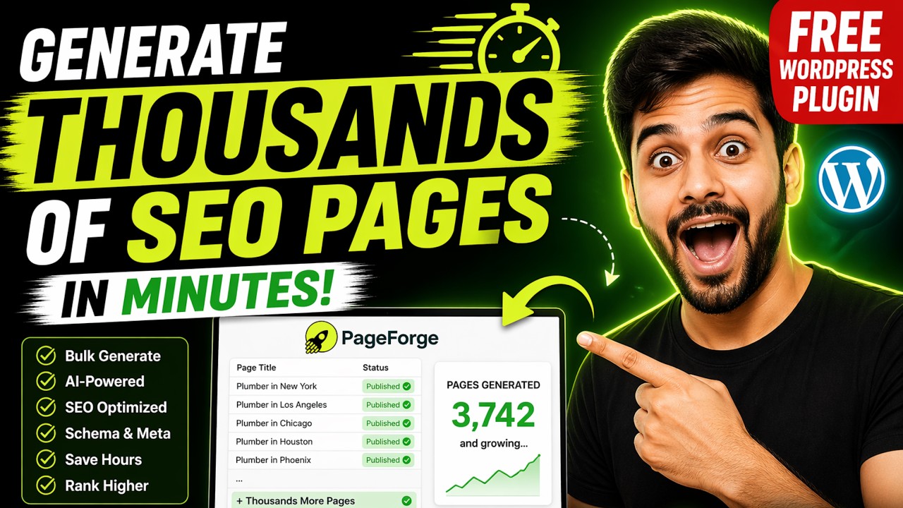 Generate 10,000+ SEO Pages in Minutes (Free WordPress Plugin)