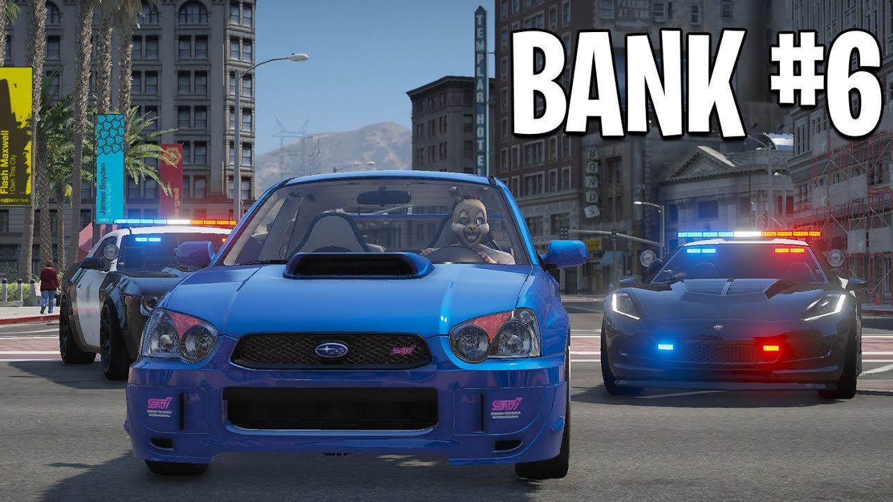 Ограбление всех банков в GTA 5 RP