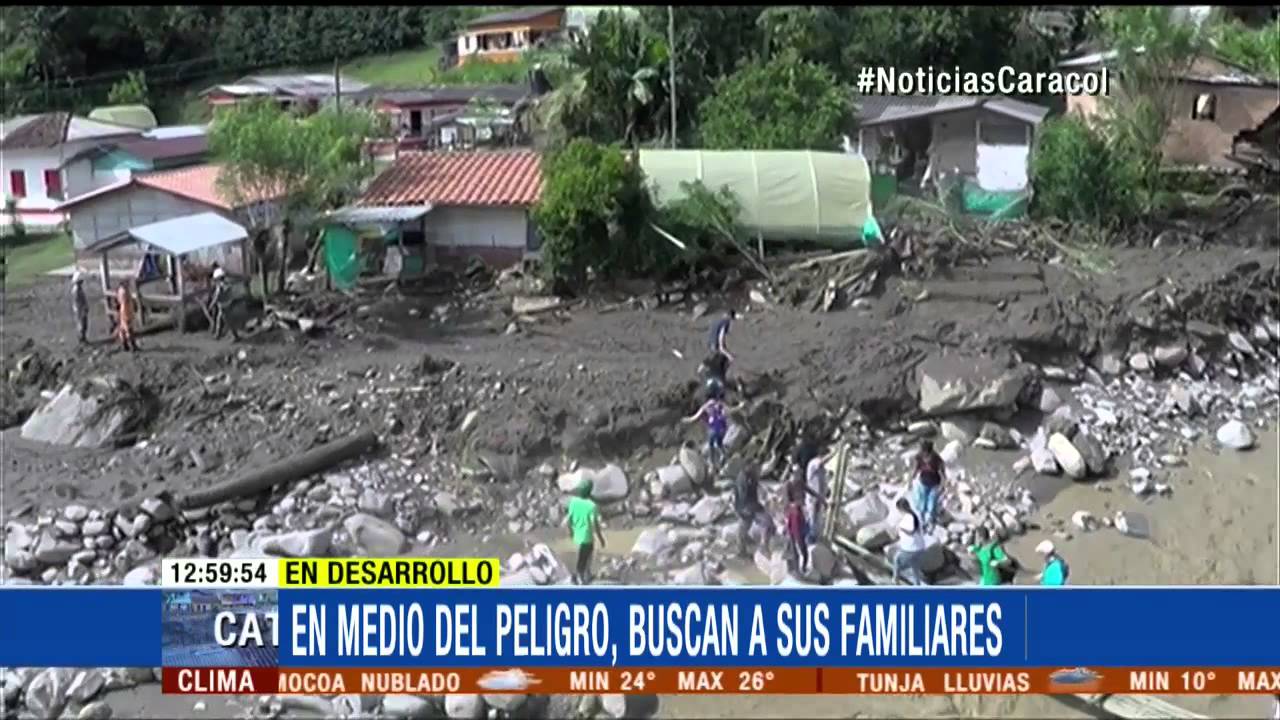Sobrevuelo del dron de Noticias Caracol muestra magnitud del desastre en Salgar