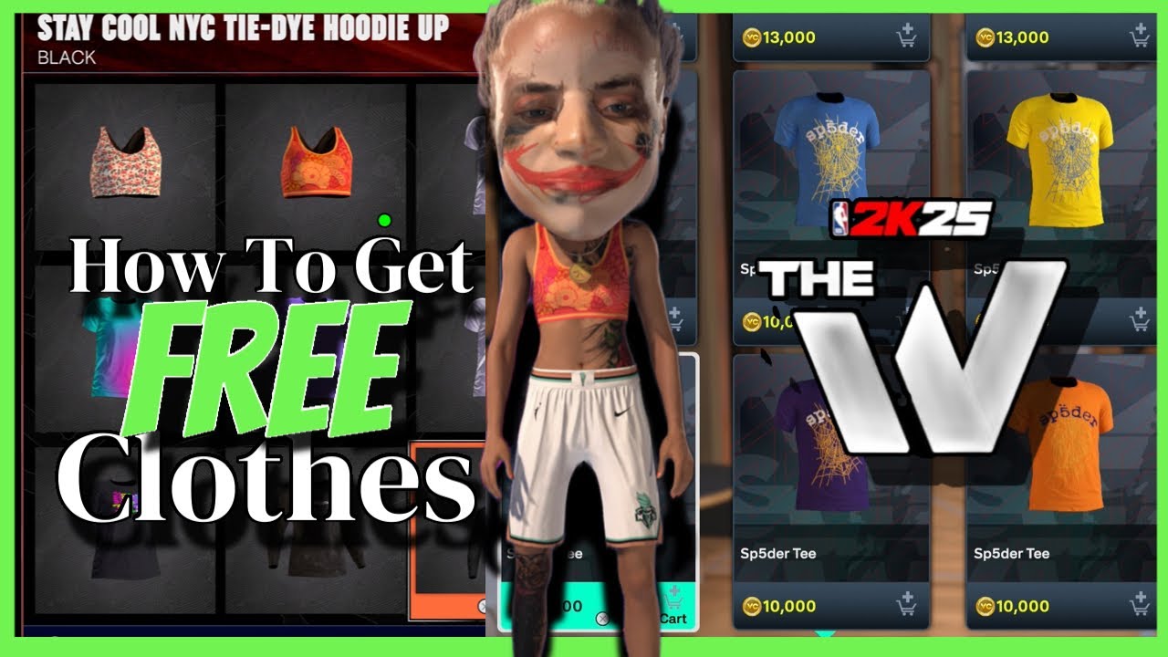 Как JoynerSZN получает бесплатную одежду в WNBA (THE W) в NBA2K26