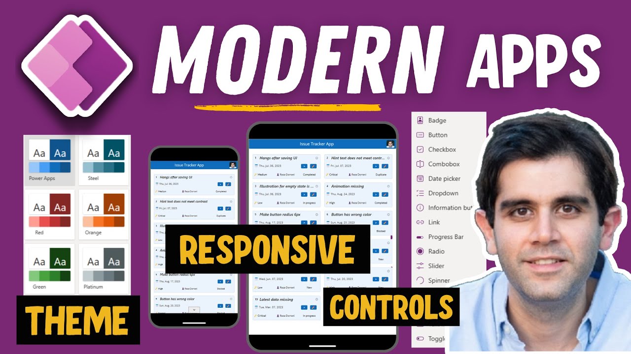 Modernize your Power Apps with Theming, Responsive Gallery Designs & Modern Controls