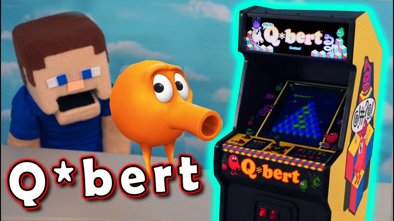Q*bert Replicade Tabletop Classic Arcade Cabinet Unboxing