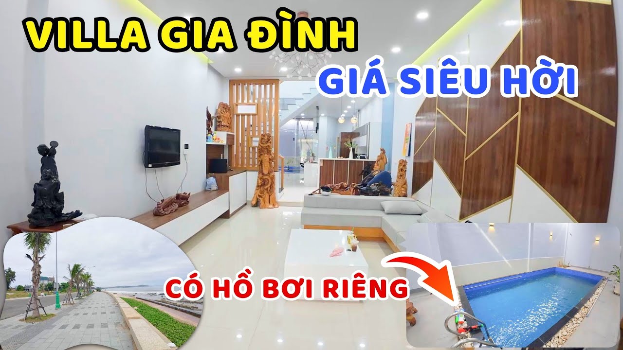 🏡 Villa gia đình tại Phan Thiết : Có Hồ bơi riêng, không gian sang trọng, gần biển và chợ ! ❤️  🏝