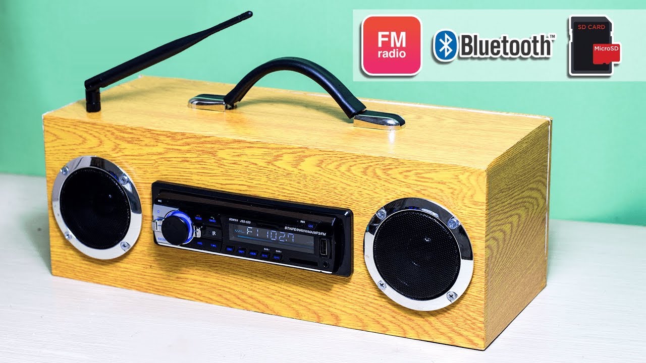 как сделать Multi-функция Bluetooth Speaker / FM-радио / MP3-плеер