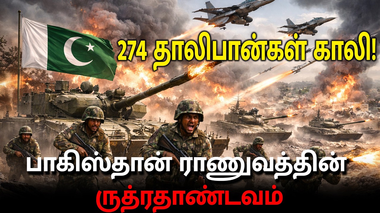 274 தாலிபான்கள் காலி! 💥 பாகிஸ்தான் ராணுவத்தின் ருத்ரதாண்டவம்! ‘Operation Ghazab lil-Haq’ ஆரம்பம்!