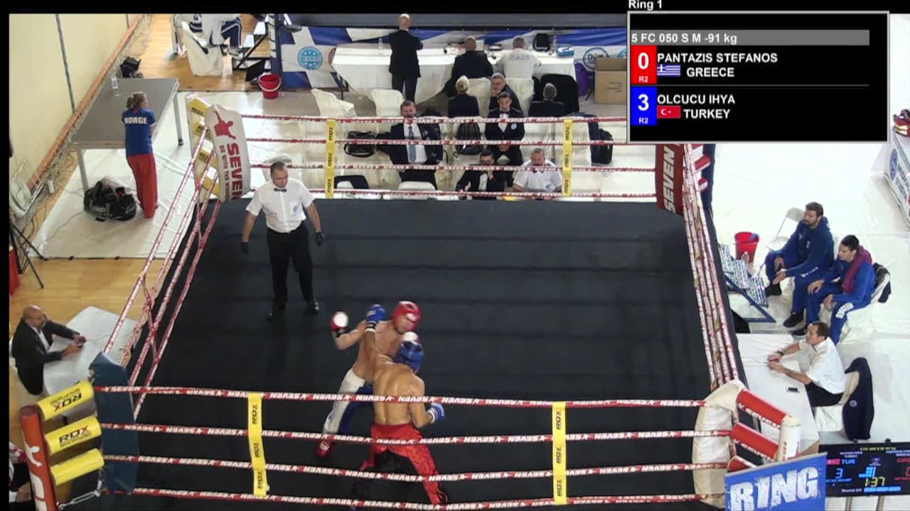 Stefanos Pantazis v Ihya Olcucu WAKO European Championships 2016