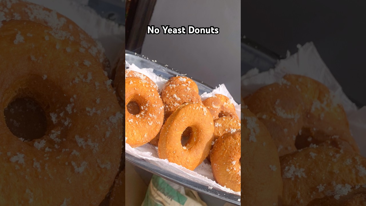 15 minutes NO YEAST DONUTS |No KNEADING Homemade Doughnut Recipe #donuts  #nokneading