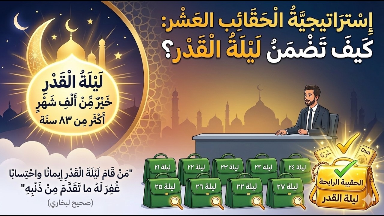 استراتيجية اليقين: الهندسة العقلية في العشر الأواخر الروحية من رمضان