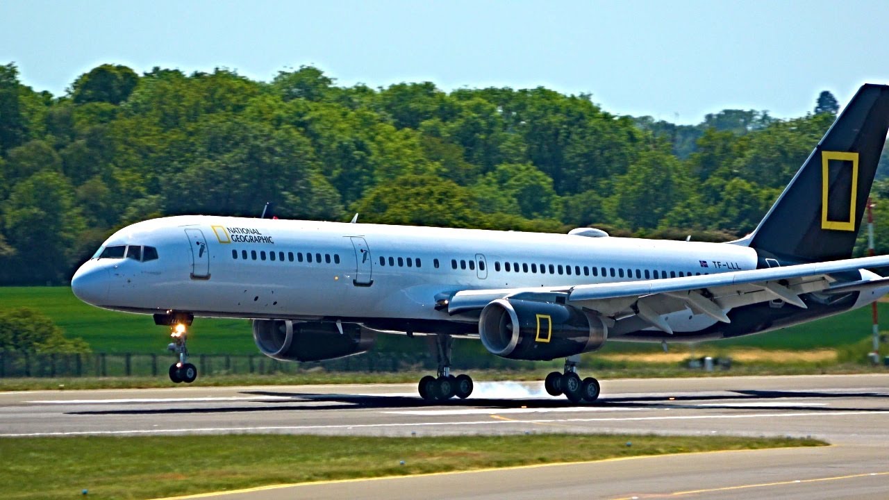 National Geographic Boeing 757-200 @ London Luton Airport, LTN - 04/06/23