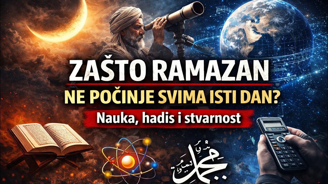 Zašto RAMAZAN ne počinje svima isti dan? NAUKA, HADIS i žalosna STVARNOST muslimana!