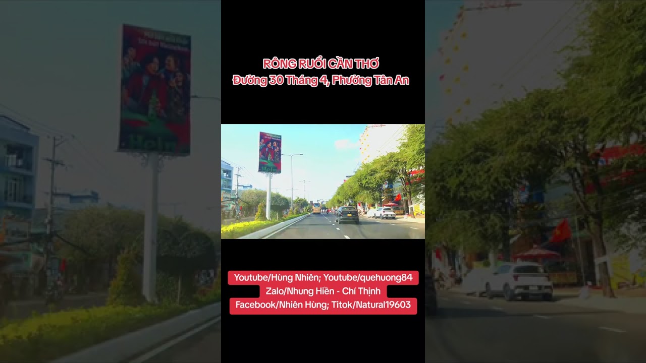 RÔNG RUỔI CẦN THƠ..Đường 30 Tháng 4, Phường Tân An.#xuhuong #trending #hungnhien 