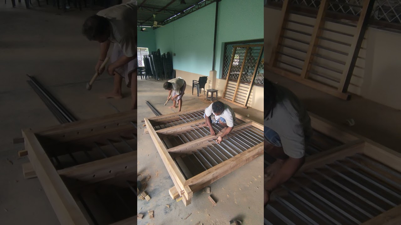 Teak Window 7x7 feet making
