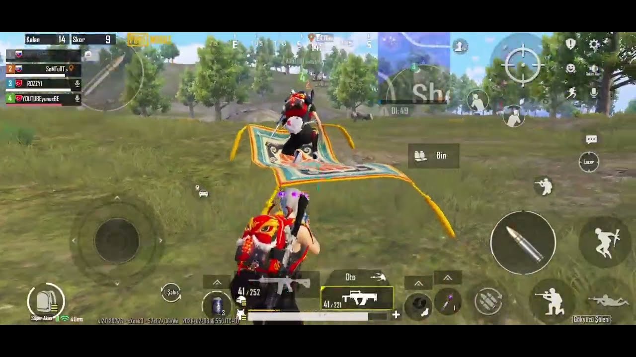 PUBG MOBİLE FUL RUSH ARKADAŞIMIN KANALI @SAGOKAFKEFYT 