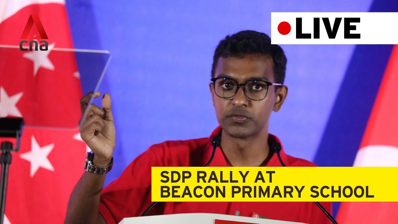 Singapore Democratic Party rally for Bukit Panjang SMC at Beacon Primary School | Apr 29