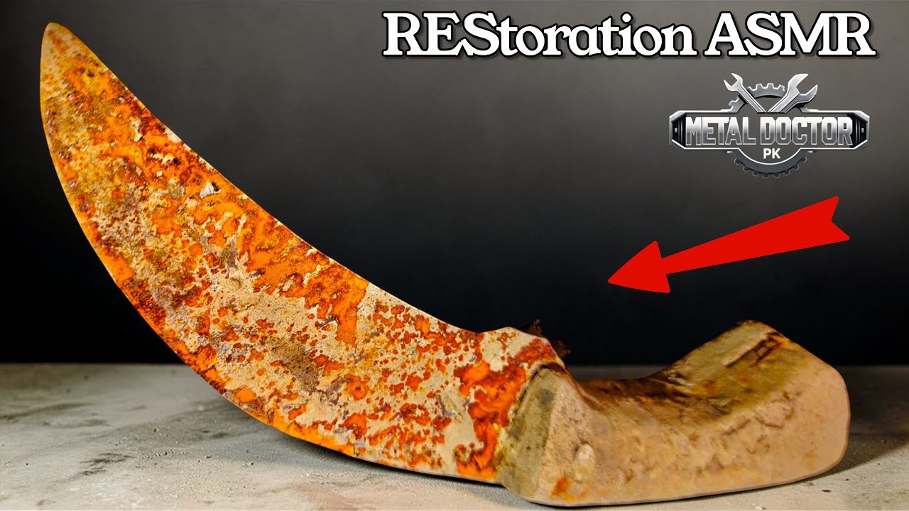 I TRIED to SAVE a KNIFE Lost to TIME || Restoration ASMR