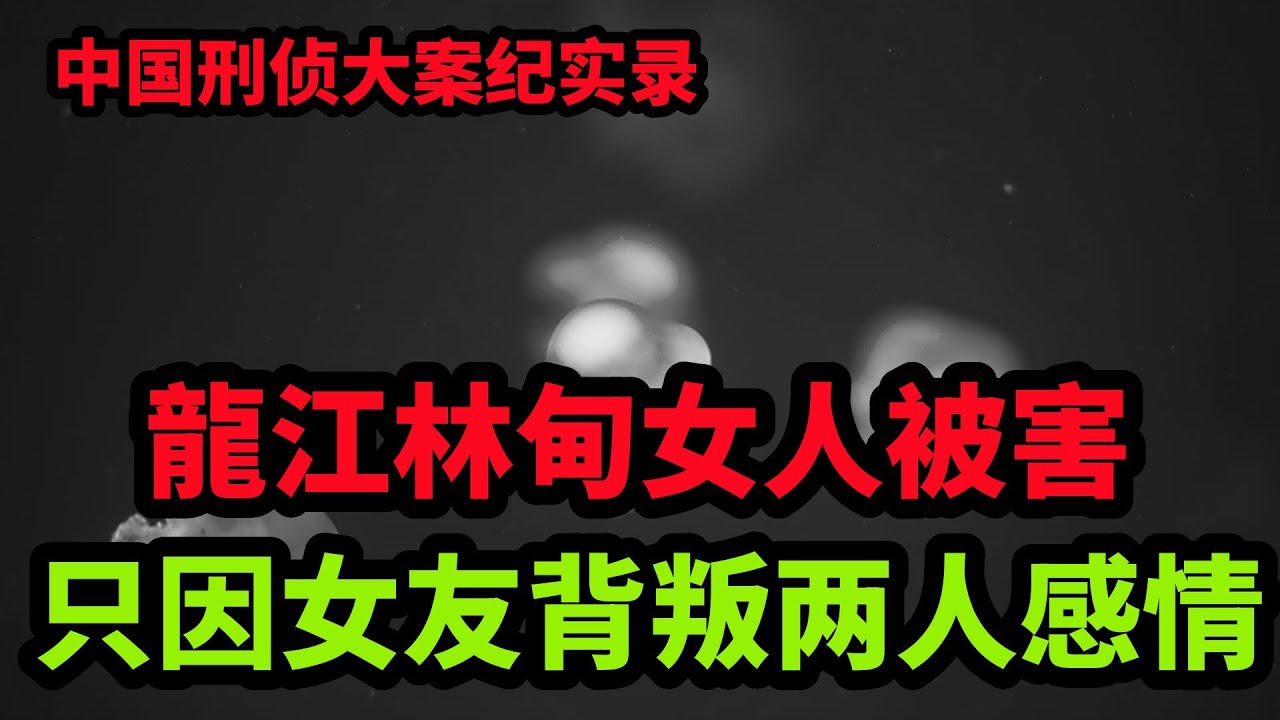 中国刑侦大案纪实录丨龍江林甸女人被害