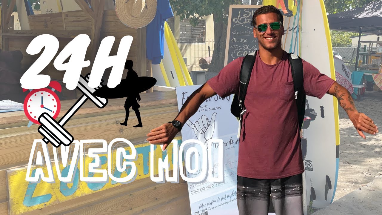 ÉPISODE 22: VLOG 24H DANS LA PEAU D’UN MONITEUR DE SURF (MUSCU, COACHING, SURF, REPAS 🥘)