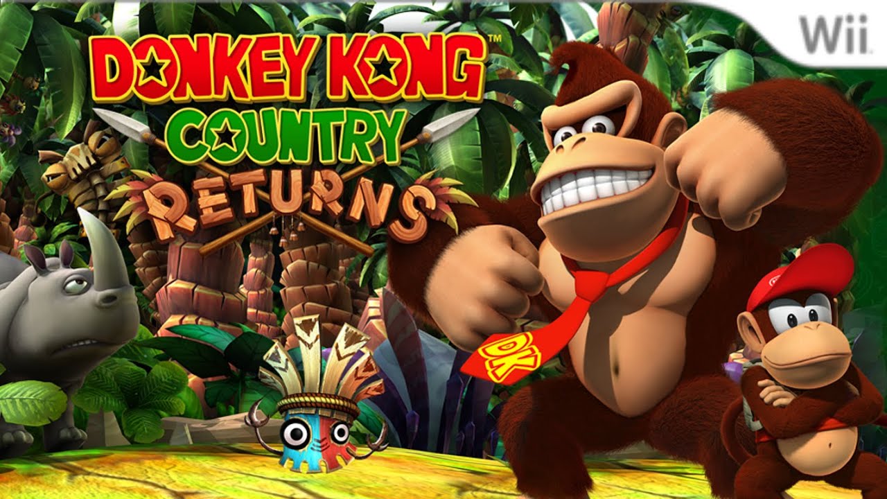 Donkey Kong Country Returns (Wii) - Mundo 3: Ruinas | Jugando en Dolphin con Wiimote y Nunchuck