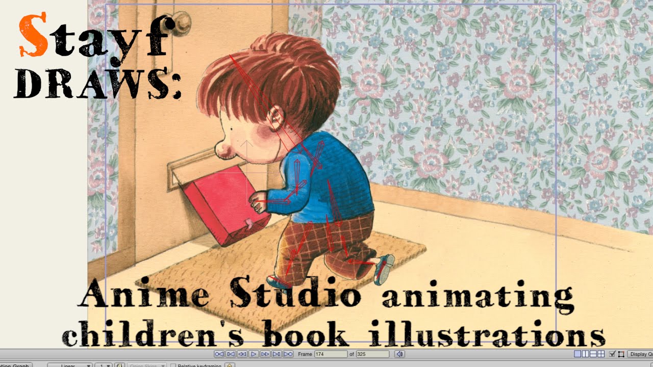 Animating paper illustrations in Anime Studio