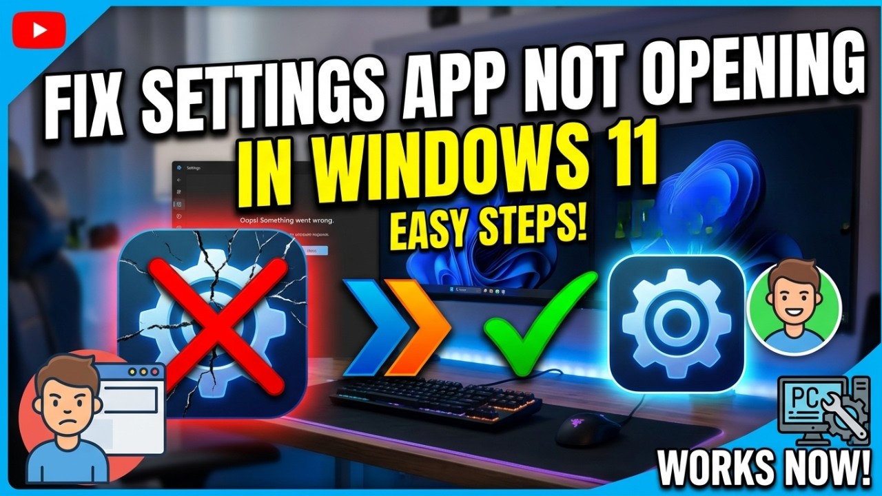 Как исправить проблему с не открывающимся приложением &laquo;Параметры&raquo; в Windows 11 | Лучший рабочий с...