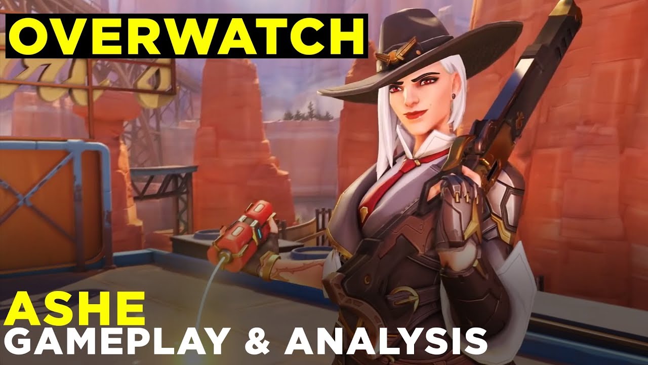New Overwatch Hero ASHE &mdash; Gameplay & Ability Analysis!