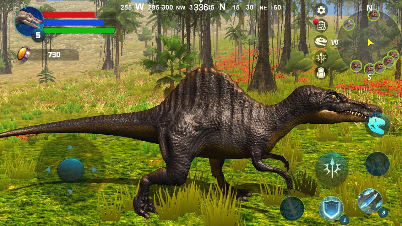 Spinosaurus Simulator Android Gameplay #2 Dinosaur Sim Game