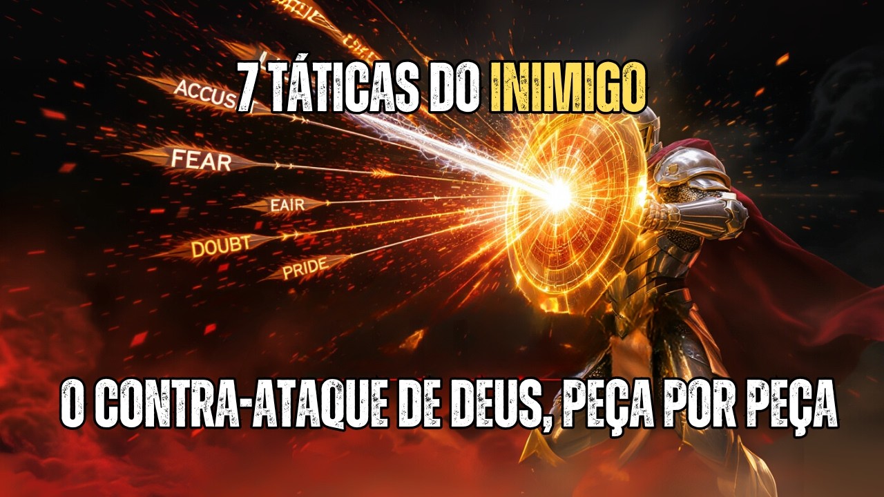 As 7 TÁTICAS SECRETAS que Satanás Usa Contra Você E Como NEUTRALIZAR Cada Uma Com a Armadura de Deus