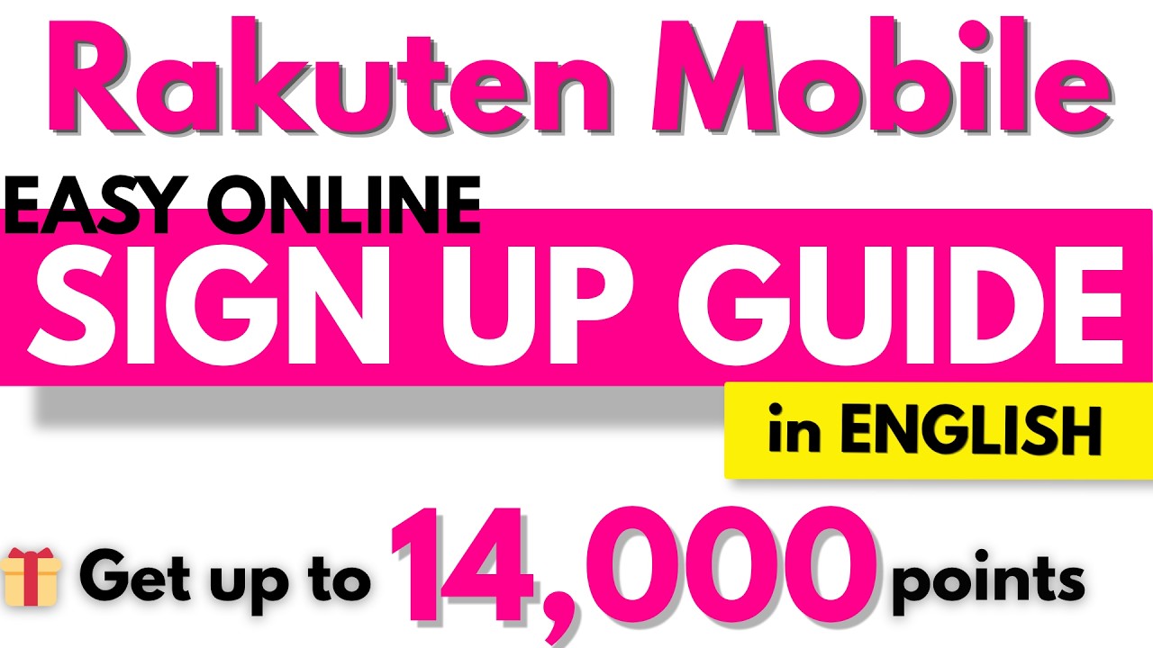 How to Sign Up for Rakuten Mobile and Get Bonus Points (Step-by-Step English Guide 2026)