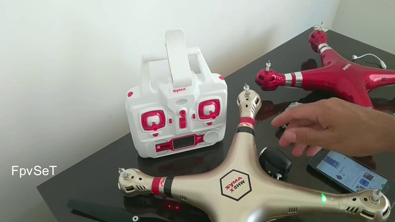 Diferenças entre Syma X8hw  / Syma X8hg