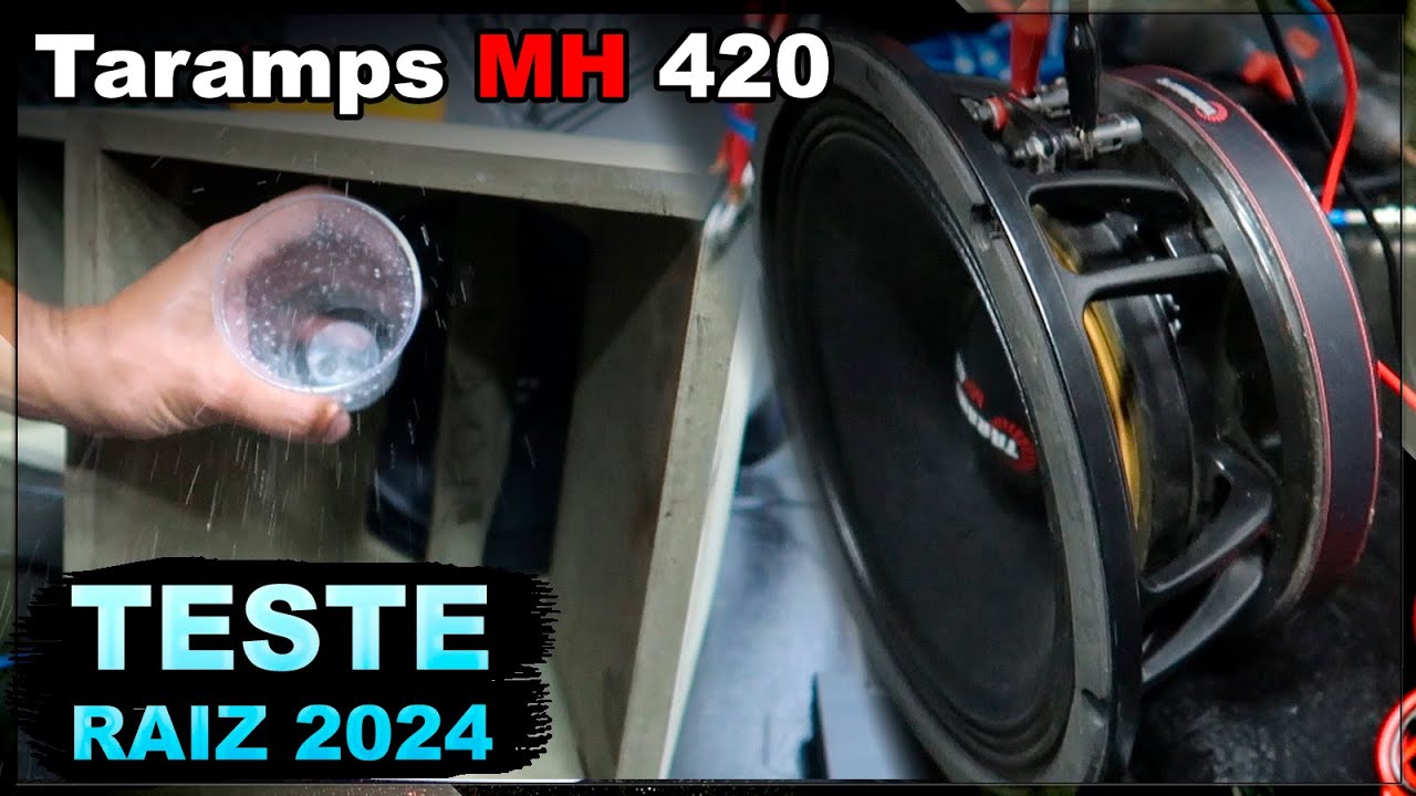 Médio Taramps MH 420 RMS - Review e Teste 2024 na caixa EAP
