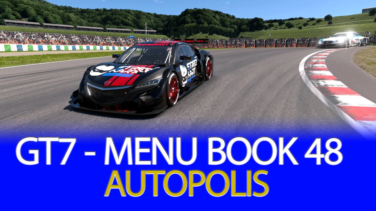 Menu Book 48: World Touring Car 900 - Autopolis Guide - Gran Turismo GT7 Update 1.40