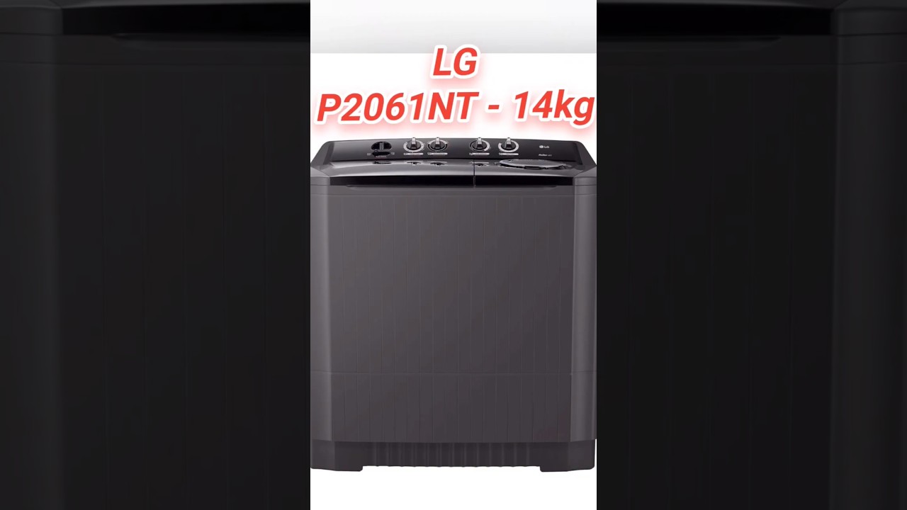 Полуавтоматическая стиральная машина LG с двумя барабанами и объемом 14 кг - P2061NT 🔥🔥 #lg #шорт...