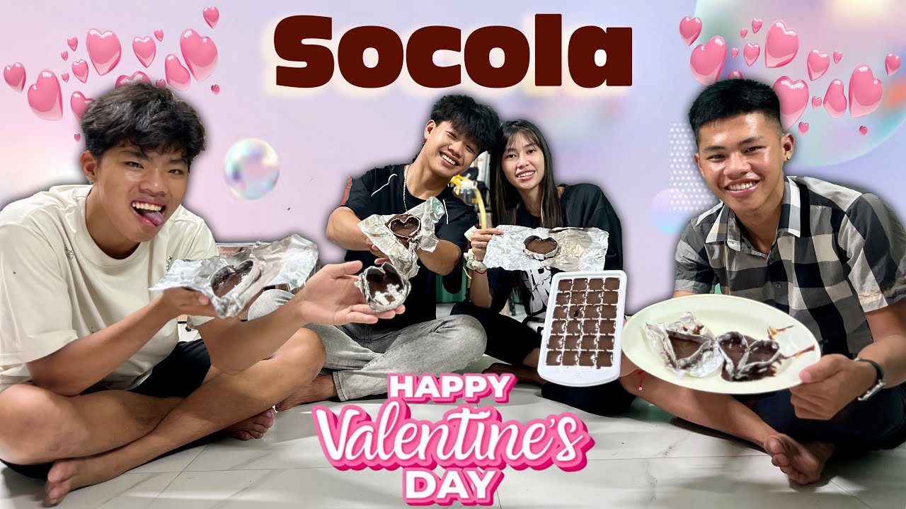 L&agrave;m Socola Ngọt Ng&agrave;o Ng&agrave;y Valentine - Trang Tặng Chocolate Cho Khang