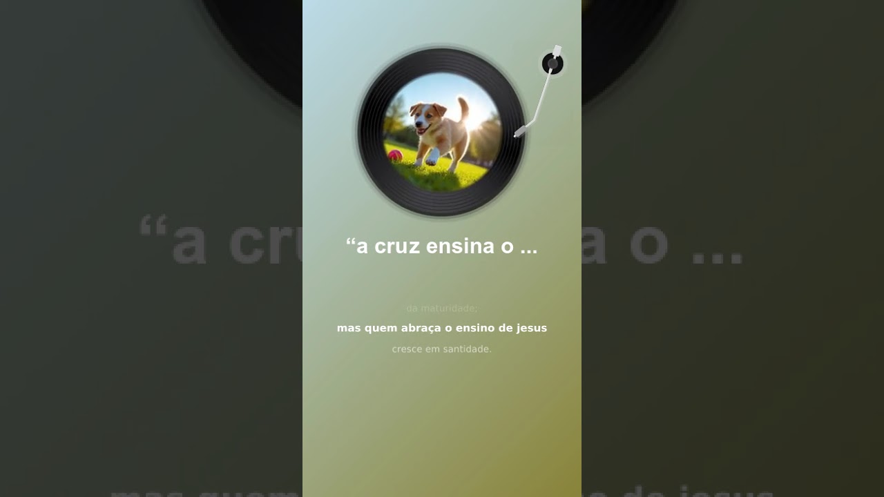 “a cruz ensina o amor”