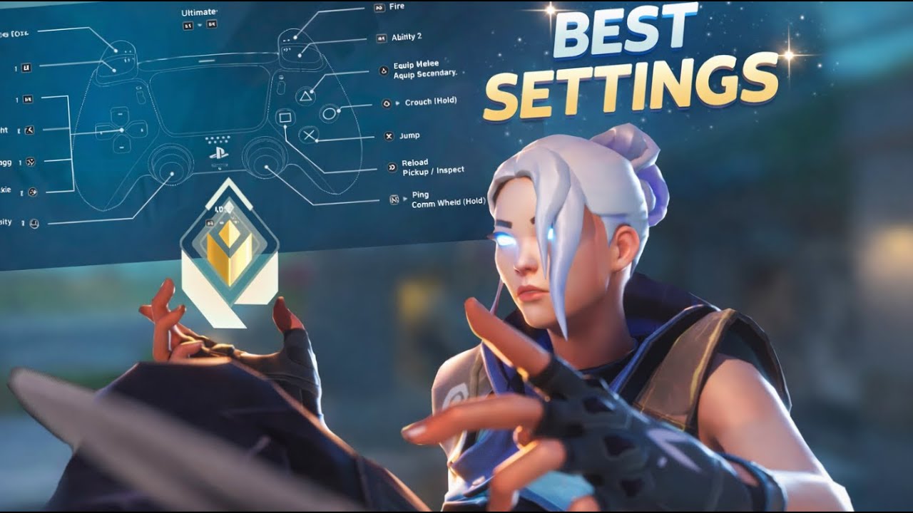 *UPDATED* BEST CONTROLLER SETTINGS TO HIT RADIANT ON CONSOLE VALORANT + DUALSENSE EDGE SETTINGS