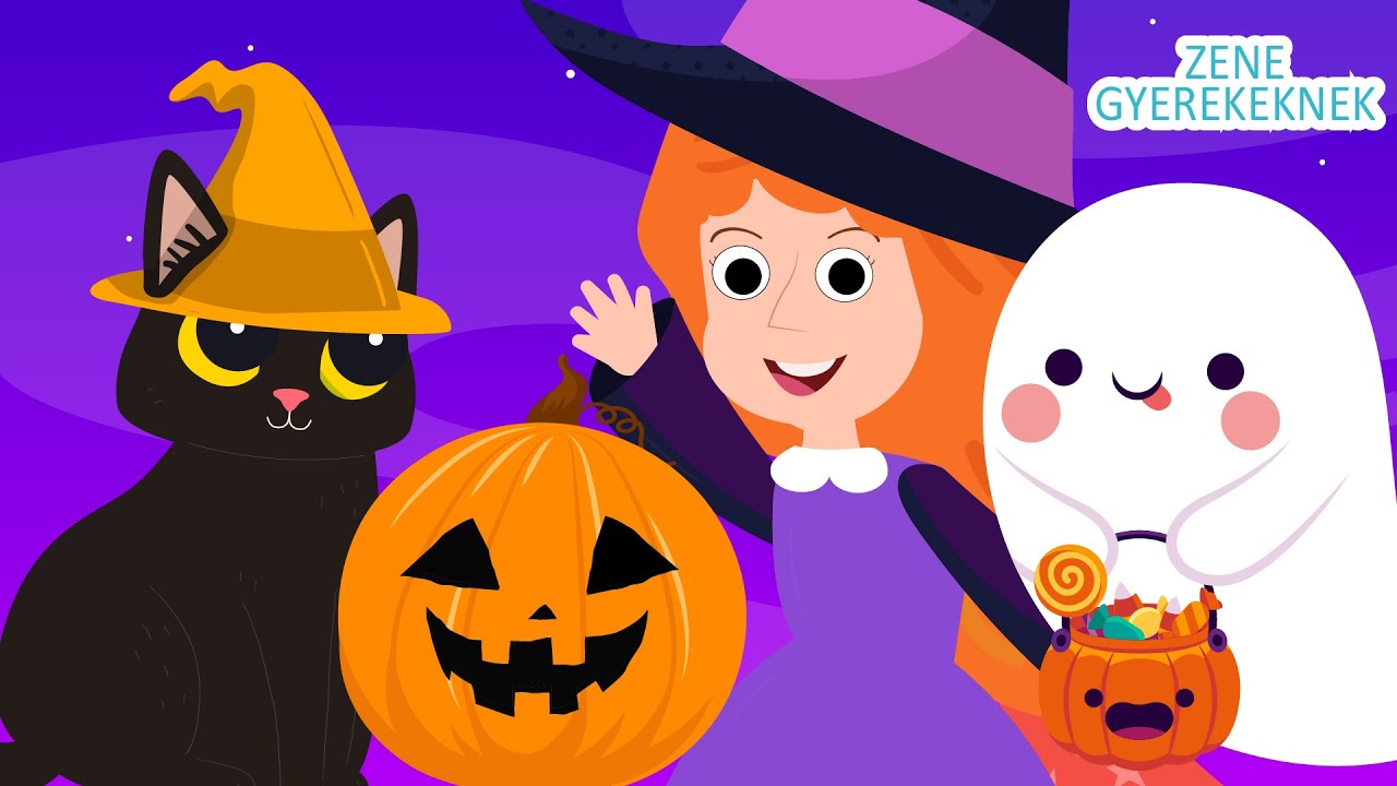 Halloweeni Gyerekdalok Egybefűzve - Zene Gyerekeknek