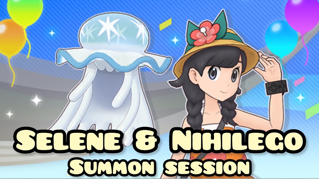 Selene (Alt.) & Nihilego Summon Session | Selene Pok&eacute; Fair Scout in Pok&eacute;mon Masters EX