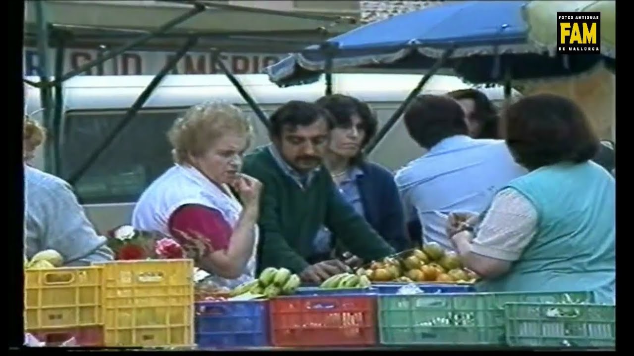 Palma de Mallorca en 1982.  Sus calles y sus gentes.
