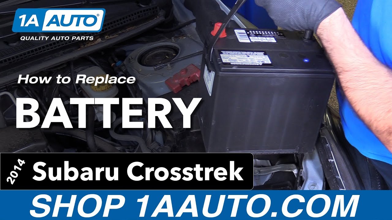 How to Replace Battery 14-17 Subaru Crosstrek