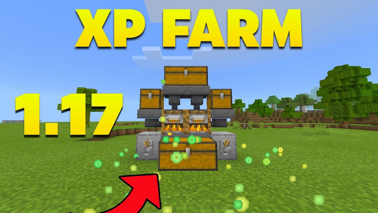 Fastest XP Farm For Minecraft Bedrock 1.17! (easy)